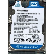 WESTERN DIGITAL 320GB WD3200BEVT-60A23T0 DCM: HHCVJANB