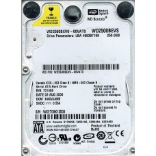 WD2500BEVS-00VAT0