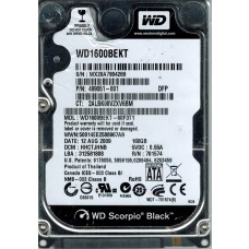 WD1600BEKT-60F3T1