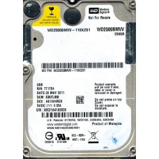 WD2500BMVV-11SXZS1