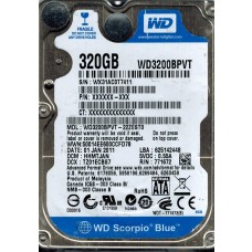 WD3200BPVT-22ZEST0