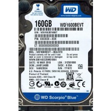WD1600BEVT-80A23T0