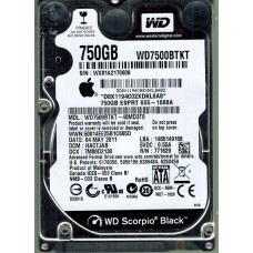 WD7500BPKT-40MD3T0