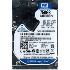 WD7500BPVT-75A1YT0