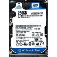 WD2500BEVT-00A0RT0