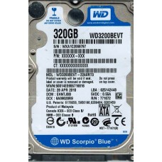 WD3200BEVT-22A0RT0