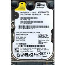 WD2500BEVS-11UST0