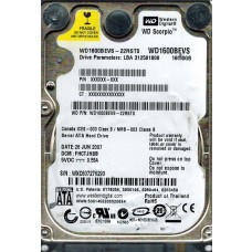WD1600BEVS-22RST0