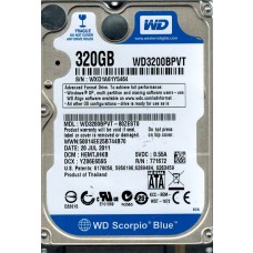 WD3200BPVT-80ZEST0