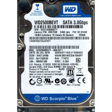 WD2500BEVT-08A23T1