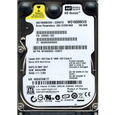 WD1600BEVS-22RST0