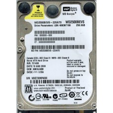 WD2500BEVS-22VAT0