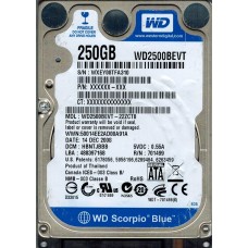 WD2500BEVT-22ZCT0