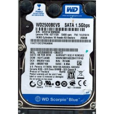 WD2500BEVS-08VAT2
