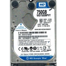 WD7500BPVT-00A1YT0