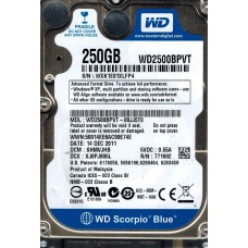 WD2500BPVT-00JJ5T0