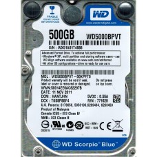 WD5000BPVT-00KPFT0