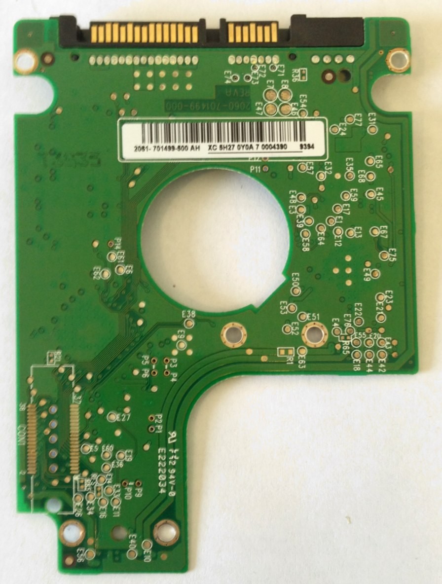 PCB WD3200BEVS-26VAT0 2061-701499-500 AH Western Digital 320GB 