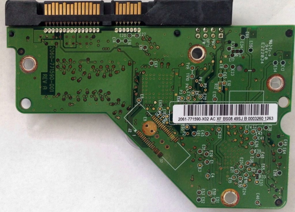PCB WD3200AAJS-60Z0A0 2061-771590-X02 AC 320GB Western Digital