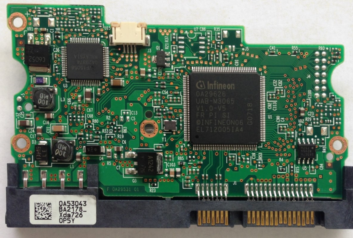 PCB HCS725025VLA380 Hitachi 0A53043 BA2178 MLC: BA2367 P/N: 0A33517