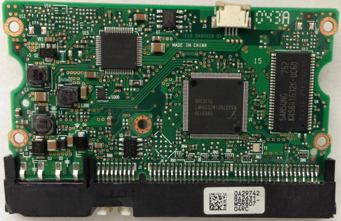 PCB HDP725032GLAT80 0A29742 BA2631 P/N: 0A35393 MLC: BA2830 Hitachi