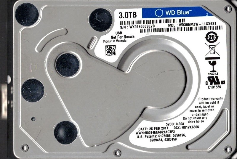 WD30NMZW-11GX6S1 USB 3.0 Western Digital 3TB Laptop Hard Drive WX9