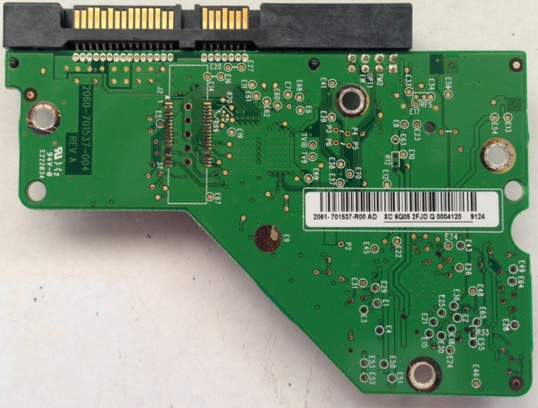 PCB Western Digital WD10EACS-00D6B0 1.0TB 2061-701537-R00 AD