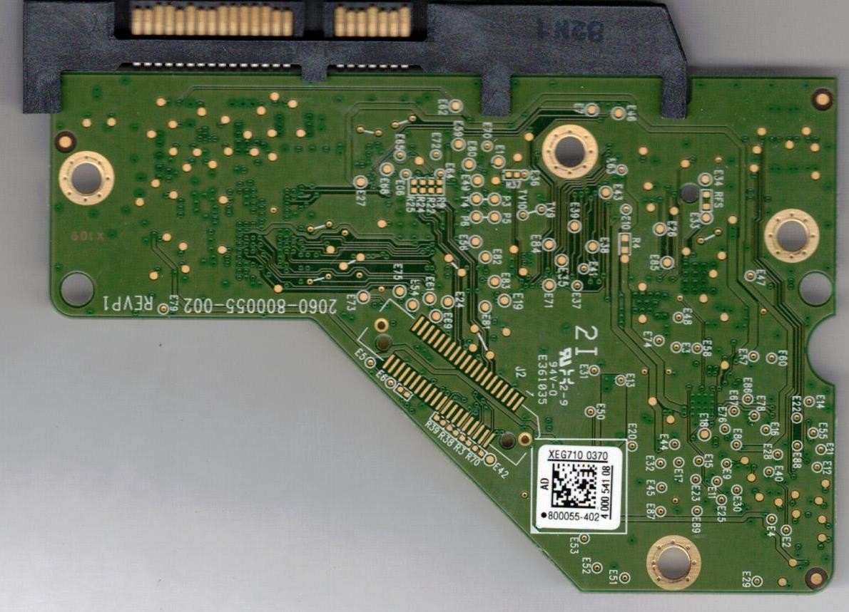 PCB WD40EFRX-68N32N0 2061-800055-402 AD 4TB Western Digital