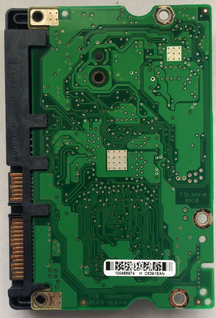 PCB ST3500320AS 100468974 P/N: 9BX154-335 F/W: SD15 Seagate