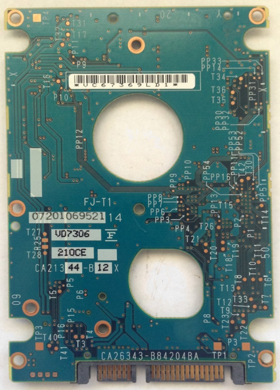 PCB MHW2120BH CA26343-B84204BA P/N: CA06820-B327000T FUJITSU