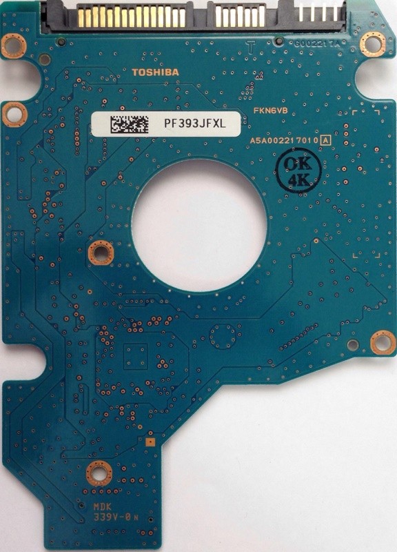 PCB MK3252GSX HDD2H01 F VL01 T Toshiba G002217A