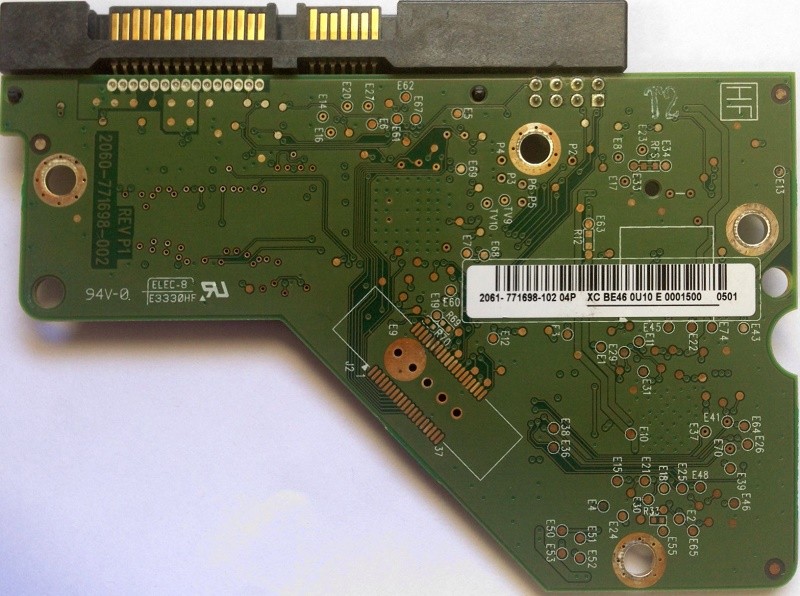 PCB WD20EARS-00MVWB0 Western Digital 2061-771698-102 04P 2TB