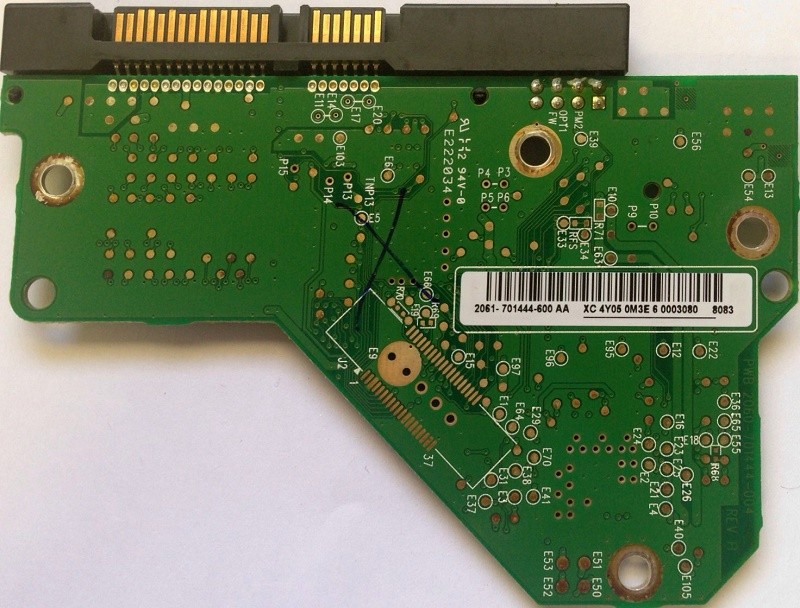 PCB WD3200AAJS-00VWA0 Western Digital 2061-701444-600 AA 320GB
