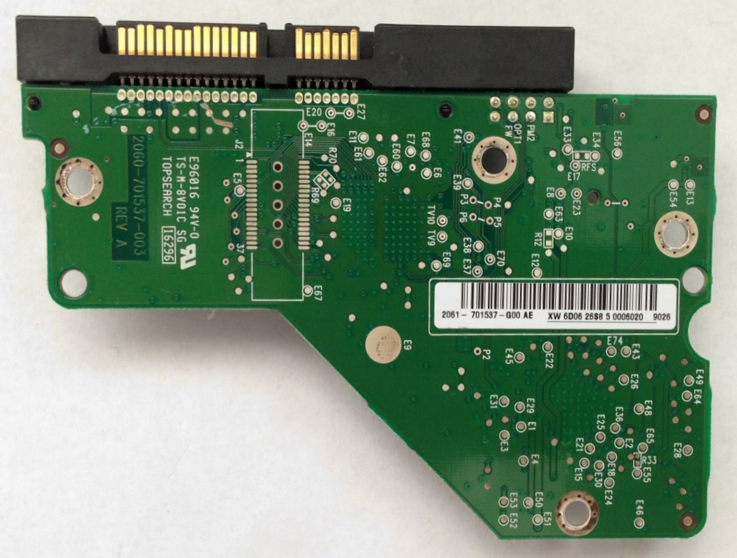 PCB WD1600AAJS-60B4A0 Western Digital 2061-701537-G00 AE 160GB