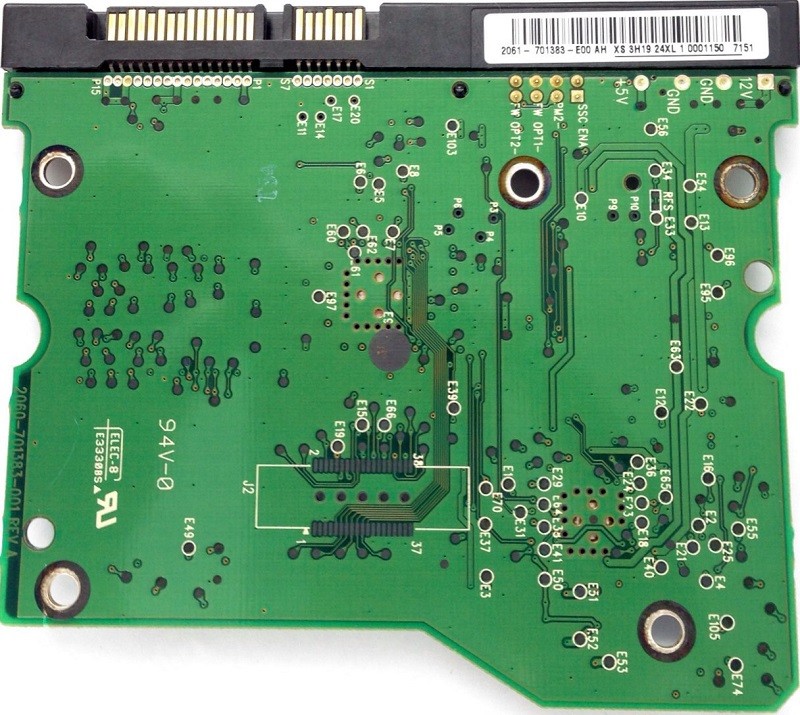 PCB WD5000KS-00MNB0 Western Digital 500GB 2061-701383-E00 AH