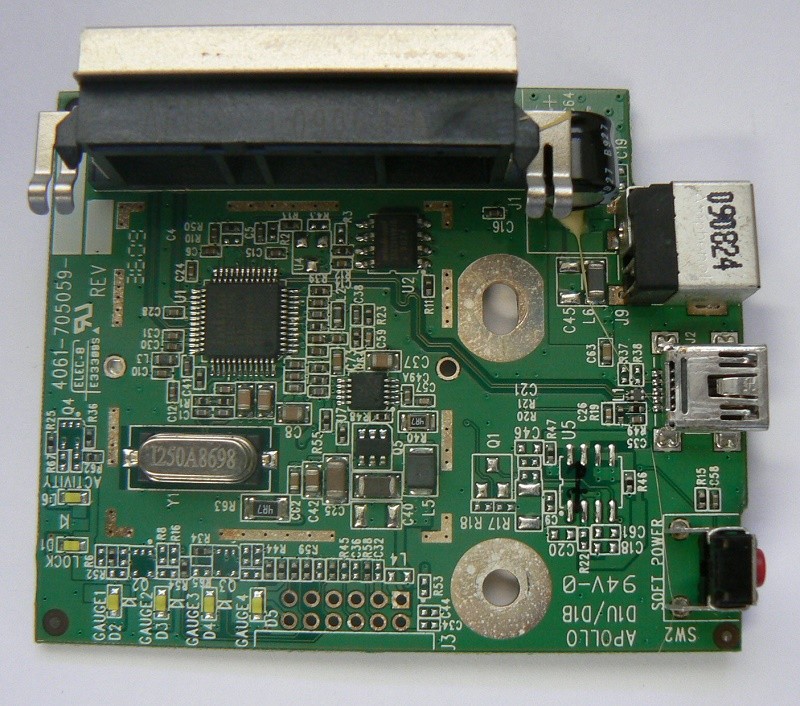 4061-705059-001 REV AC WD Controller Board My Book Essential 1TB/1.5TB/2TB