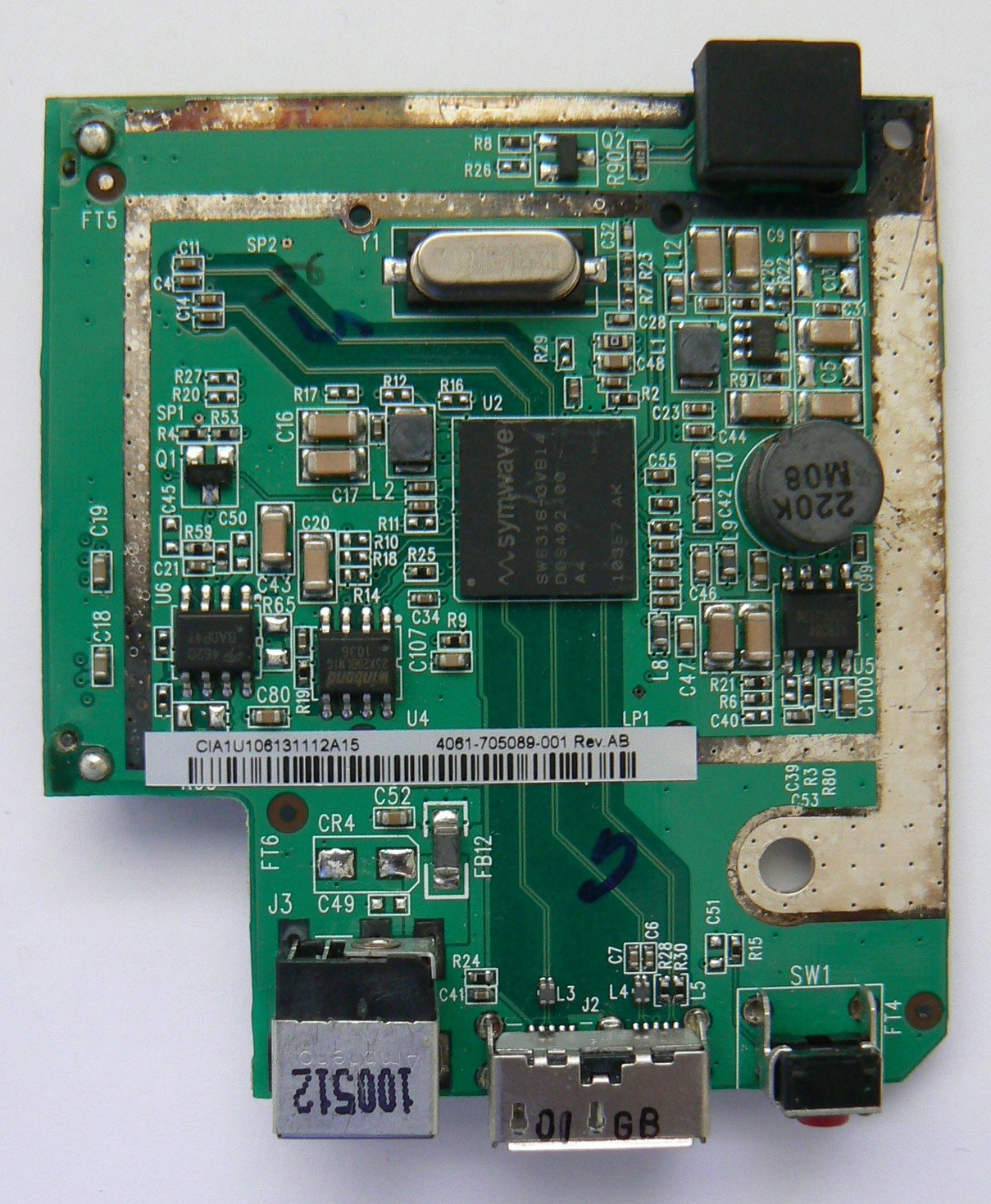 4061-705089-001 Rev AB WD Controller Board My Book Essential 1TB/2TB/3TB USB 3.0