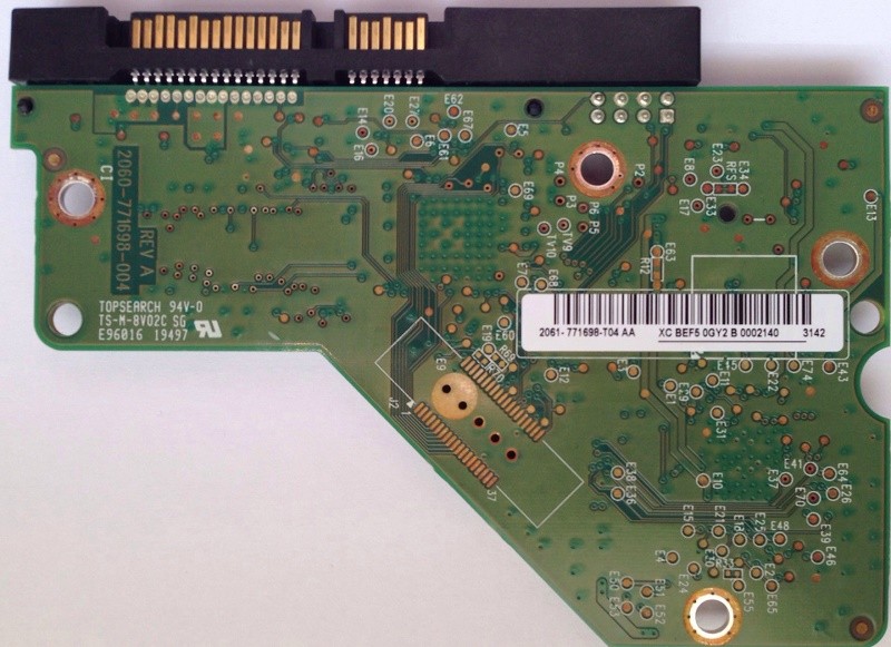 PCB WD20EARX-22PASB0 2061-771698-T04 AA Western Digital