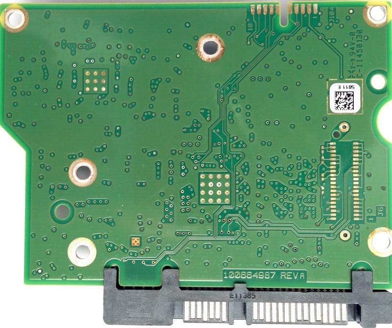 PCB ST3000DM001 100664987 REV A F/W: CC4B P/N: 9YN166-500 Seagate
