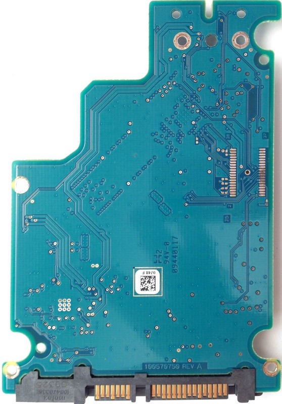 PCB ST91000430AS 100570750 REV A P/N: 9TY146-550 F/W: CC9D Seagate