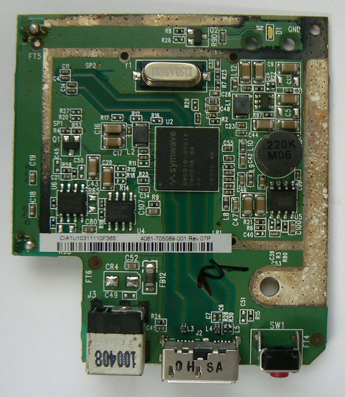 4061-705089-001 Rev 07P WD Controller Board My Book Essential 1/2/3TB USB 3.0