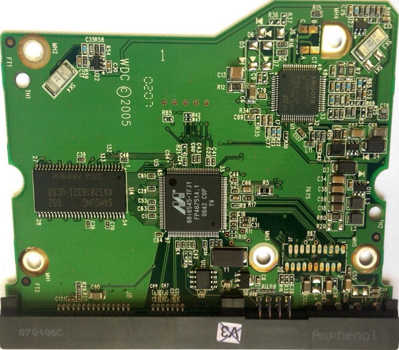PCB WD5000YS-01MPB1 2061-701383-E00 AK Western Digital