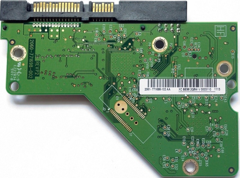PCB WD20EARS-00MVWB0 Western Digital 2061-771698-102 AA 2TB
