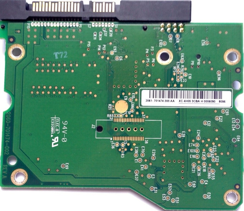 PCB WD10EACS-32ZJB0 2061-701474-300 AA 1.0TB Western Digital