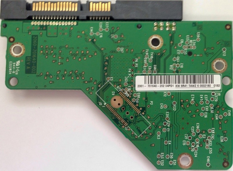 PCB WD5000AAKS-65V0A0 2061-771640-202 04PD1 500GB Western Digital