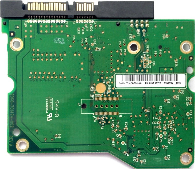 PCB WD10EACS-32ZJB0 Western Digital 2061-701474-300 AA 1.0TB