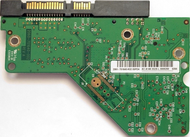 PCB WD5000AAKS-75V0A0 2061-771640-K02 05PD4 500GB Western Digital