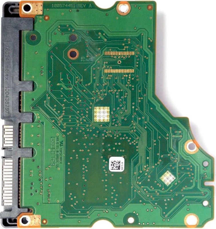 PCB ST31000528AS 100574451 REV A P/N: 9SL154-543 F/W: CC67 Seagate