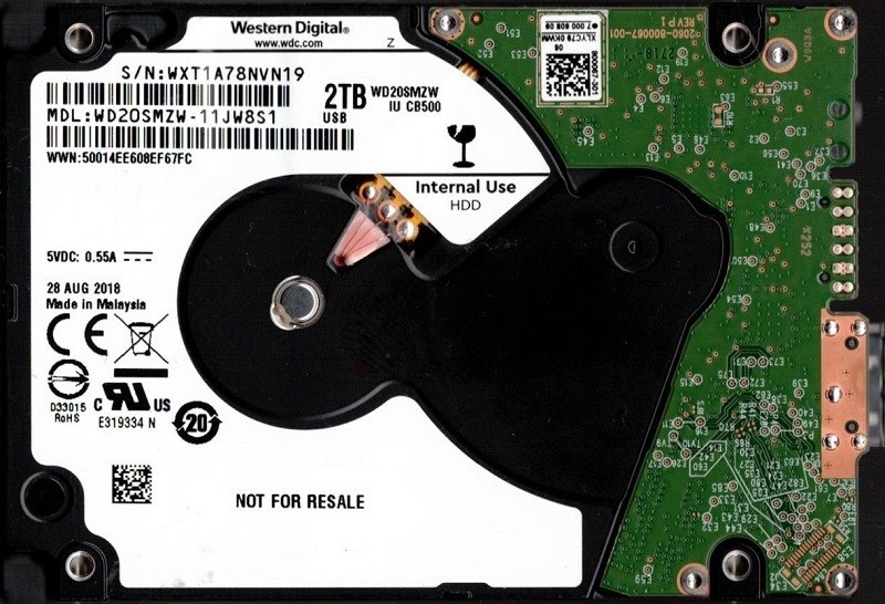WD20SMZW-11JW8S1 Western Digital 2TB