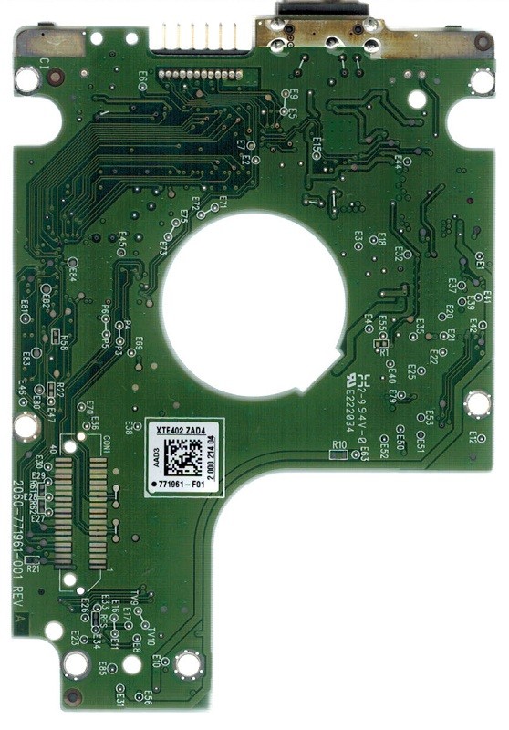 PCB WD20NMVW-11AV3S0 Western Digital 2061-771961-F01 AAD3 2TB